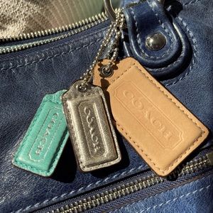 Coach hobo large handbag in Blue